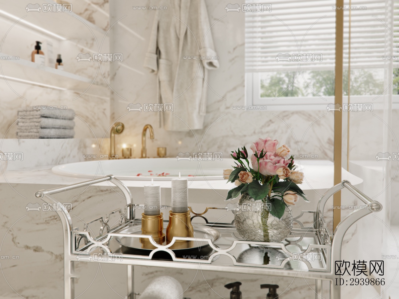 法式别墅效果图下载（渲染图8）