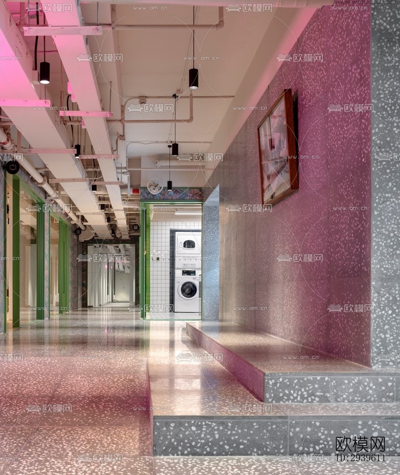 现代酒店民宿效果图下载（渲染图6）