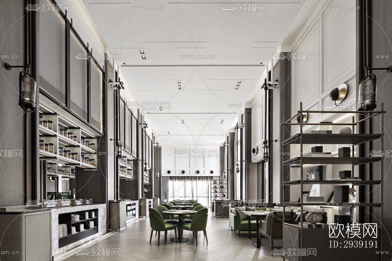 后现代酒店民宿效果图下载（渲染图9）