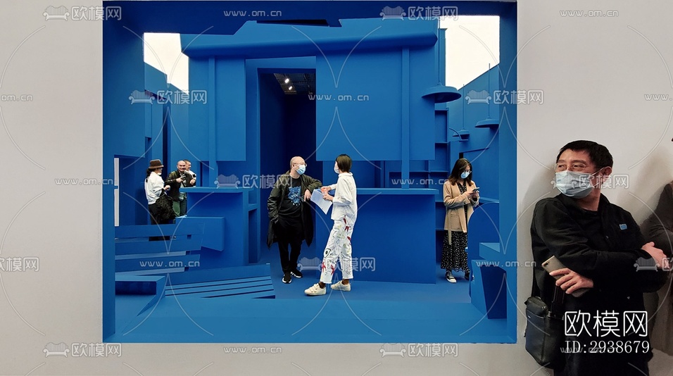 现代展览展厅效果图下载(渲染图17)