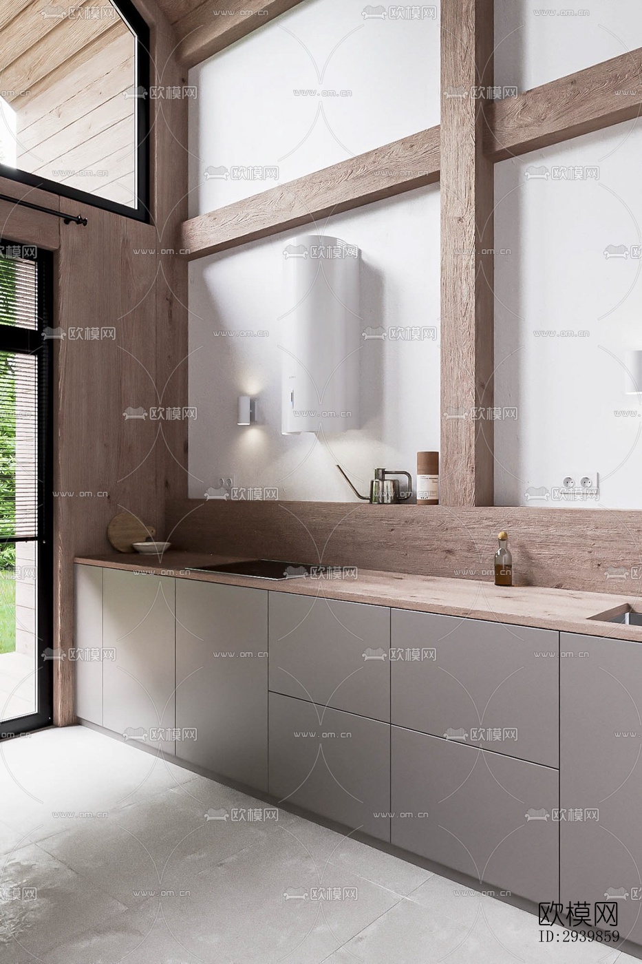 北欧别墅效果图下载（渲染图13）