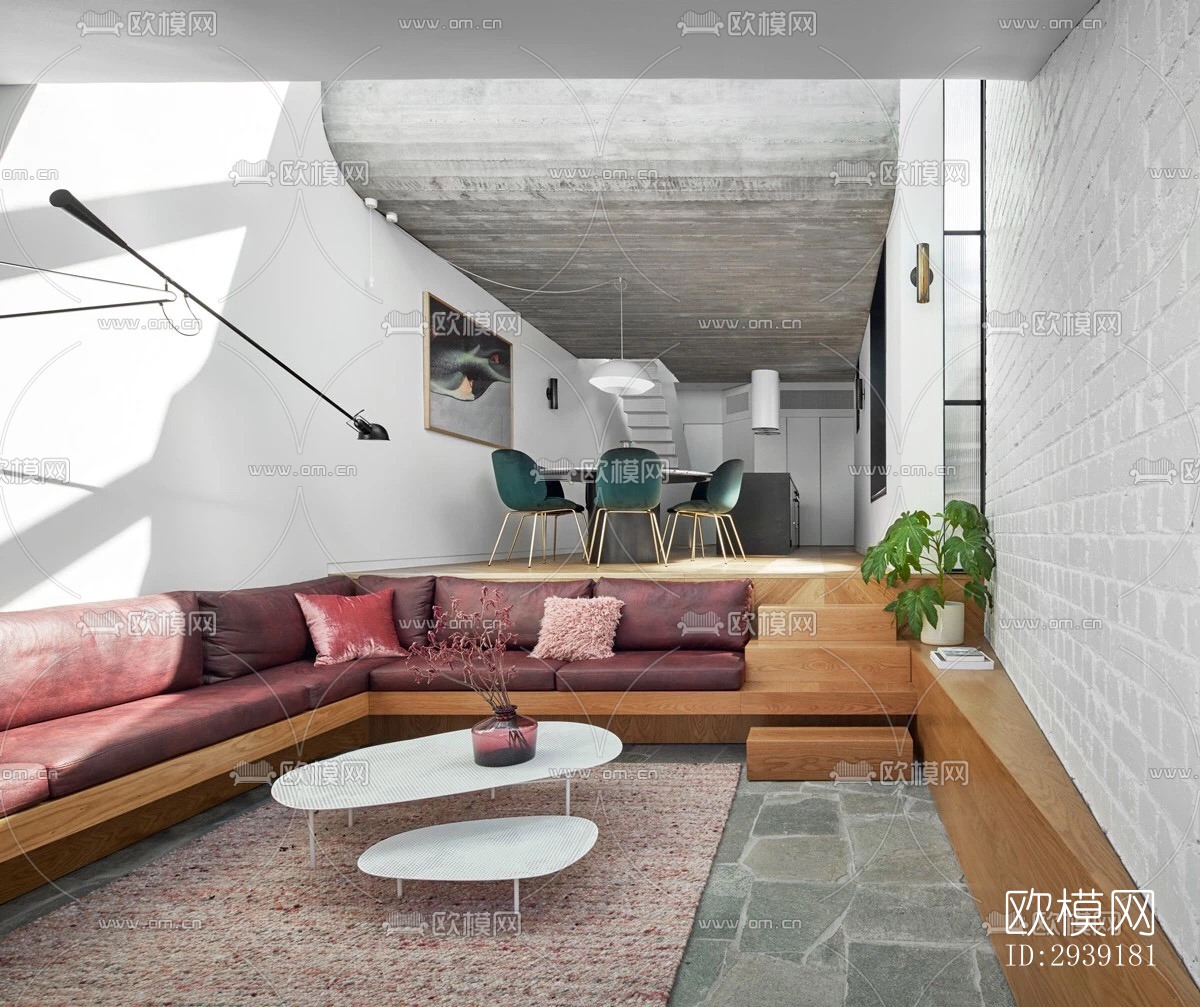 北欧酒店民宿效果图下载（渲染图2）