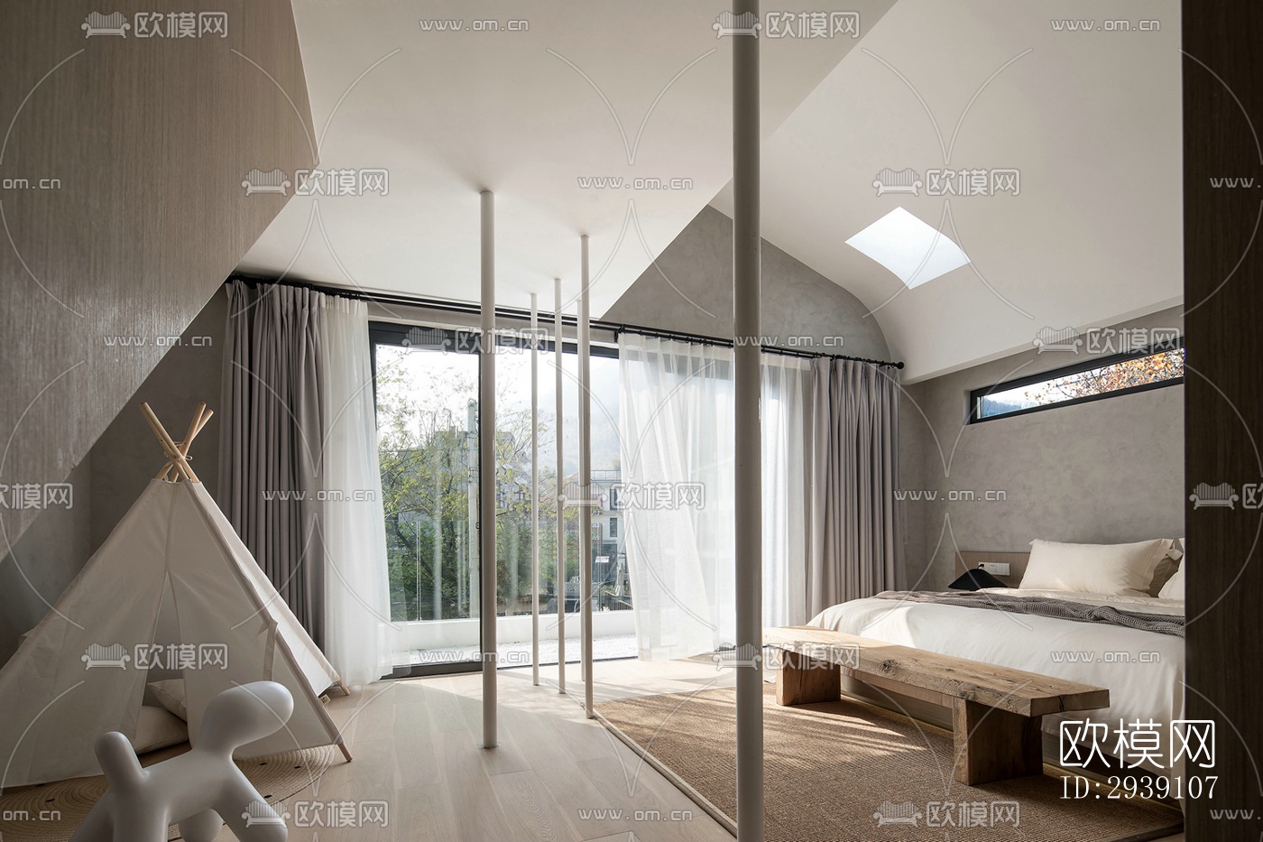 北欧酒店民宿效果图下载（渲染图18）