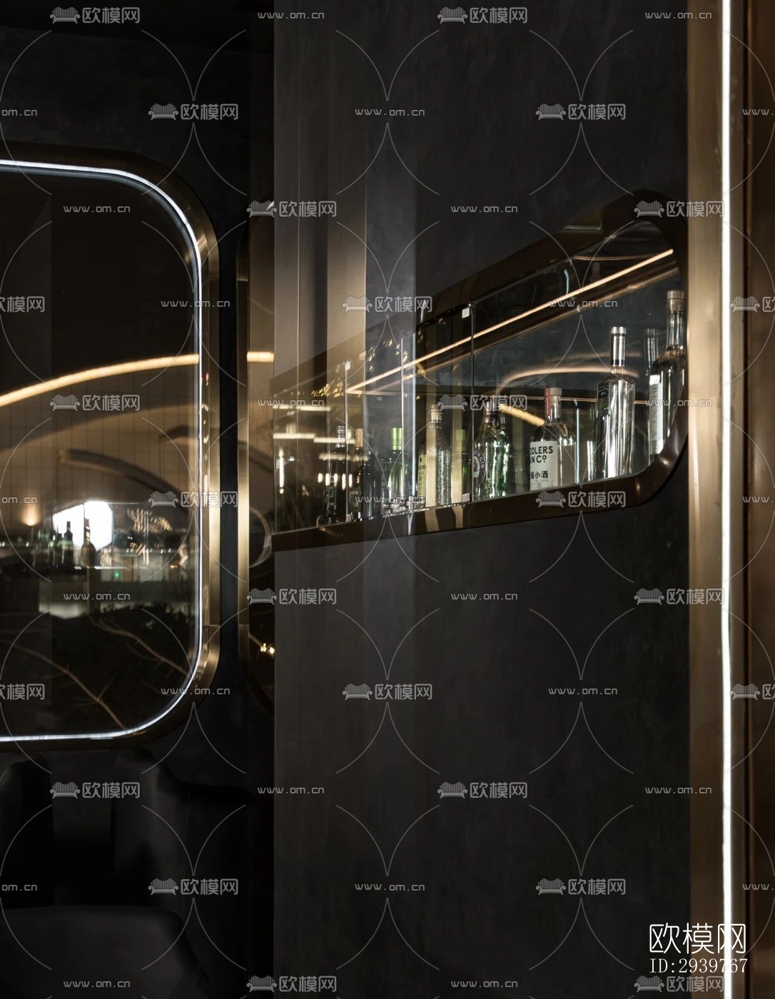 现代酒吧效果图下载（渲染图7）