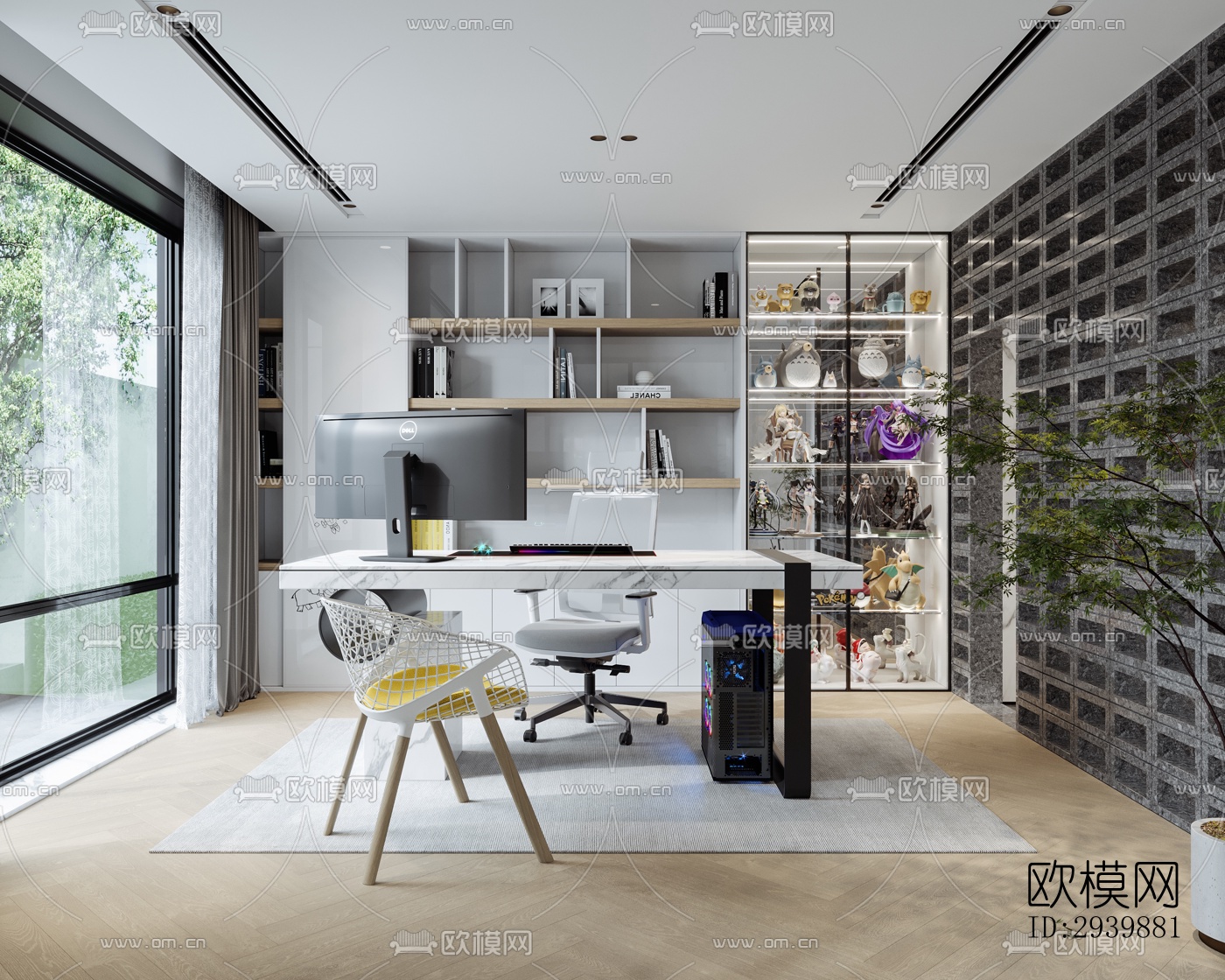 现代别墅效果图下载（渲染图4）