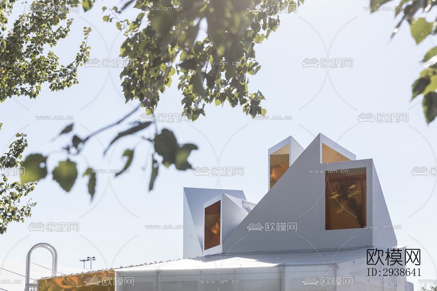 現(xiàn)代展覽展廳效果圖下載(渲染圖6)