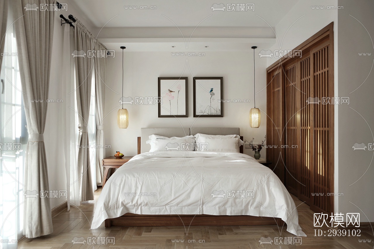 北欧酒店民宿效果图下载（渲染图15）