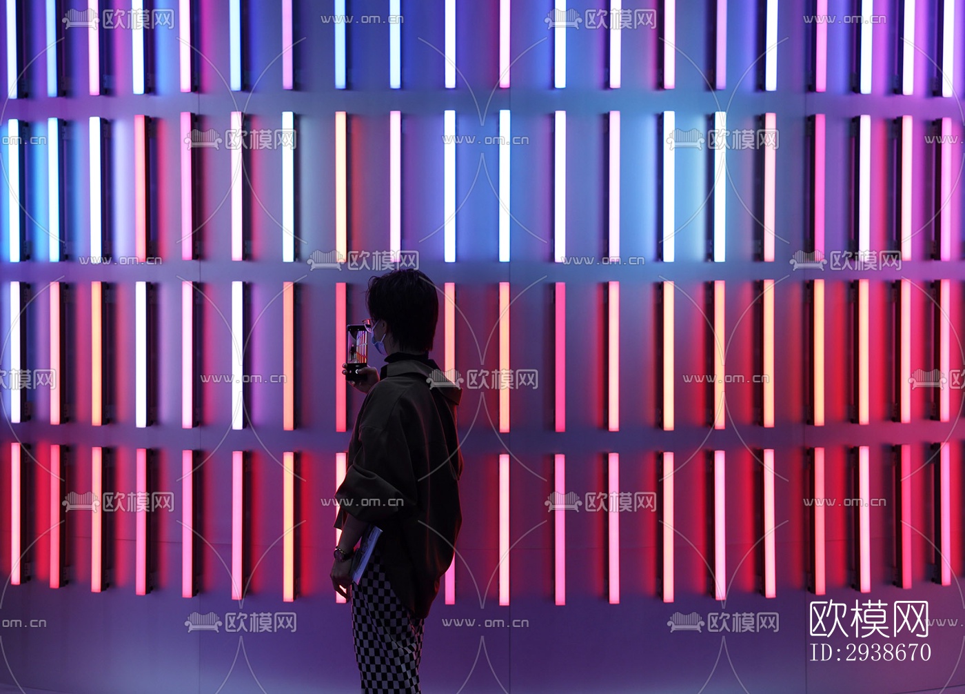 现代展览展厅效果图下载（渲染图7）