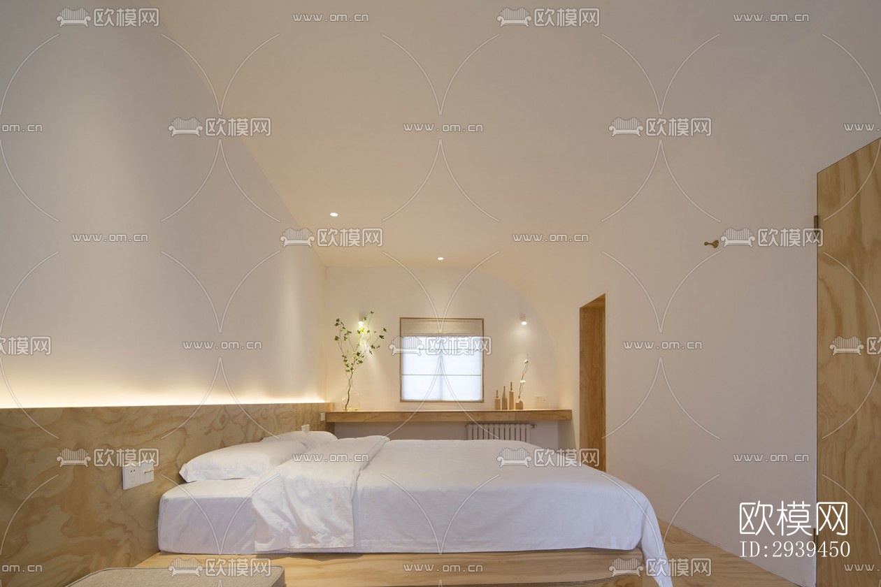 现代酒店民宿效果图下载（渲染图6）