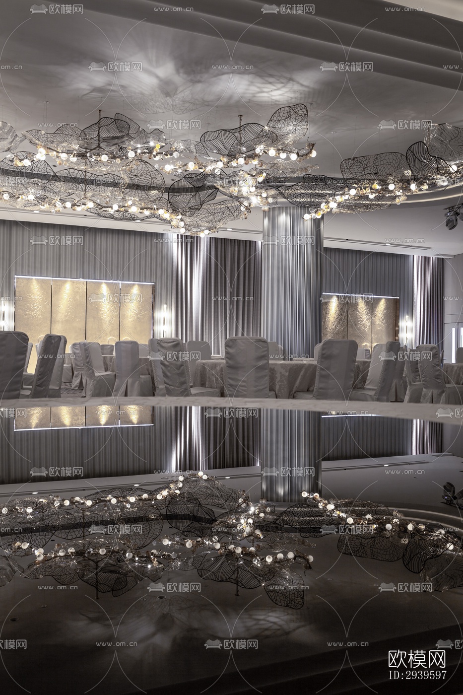 现代酒店民宿效果图下载（渲染图7）