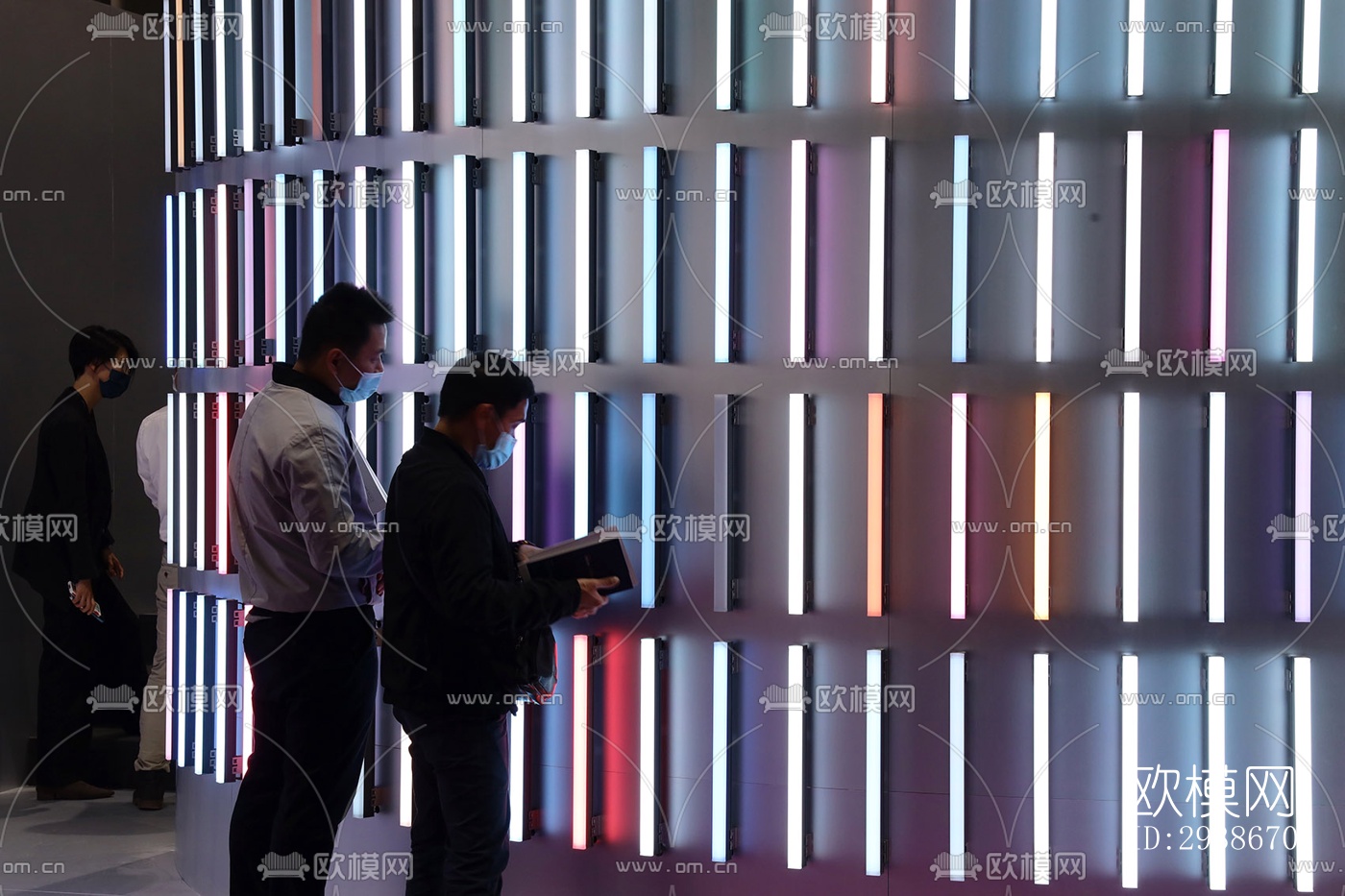 现代展览展厅效果图下载（渲染图4）