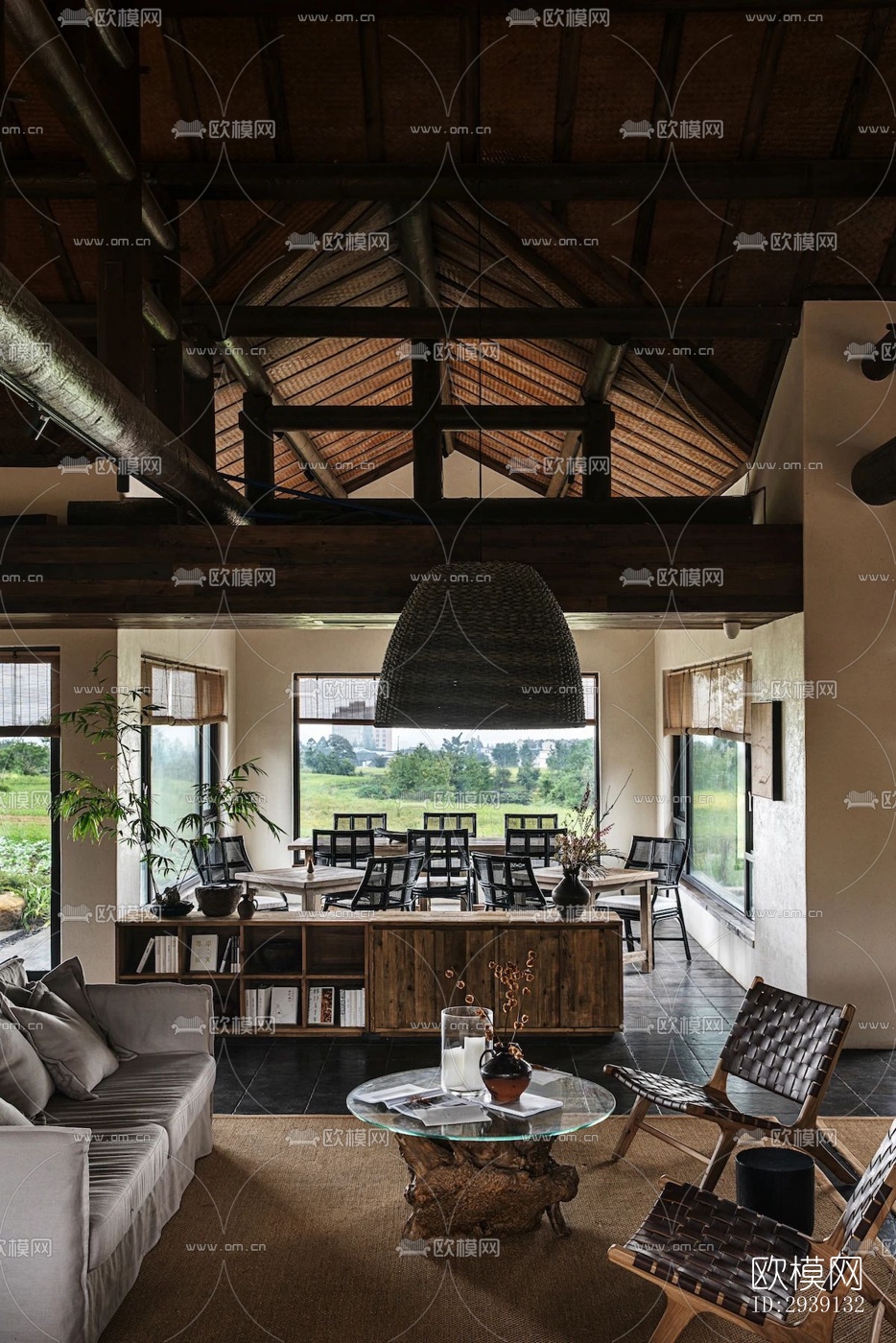 北欧酒店民宿效果图下载（渲染图5）