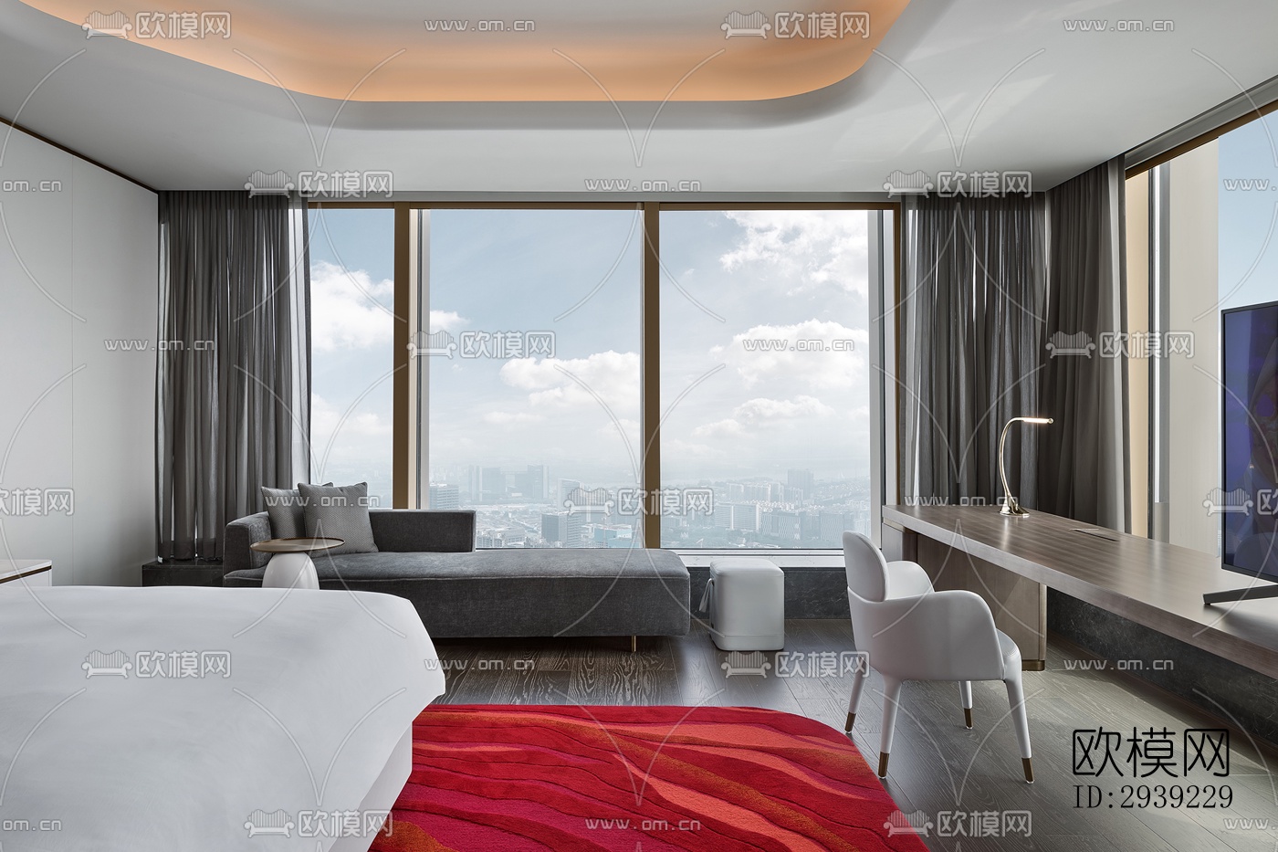 后现代酒店民宿效果图下载（渲染图15）