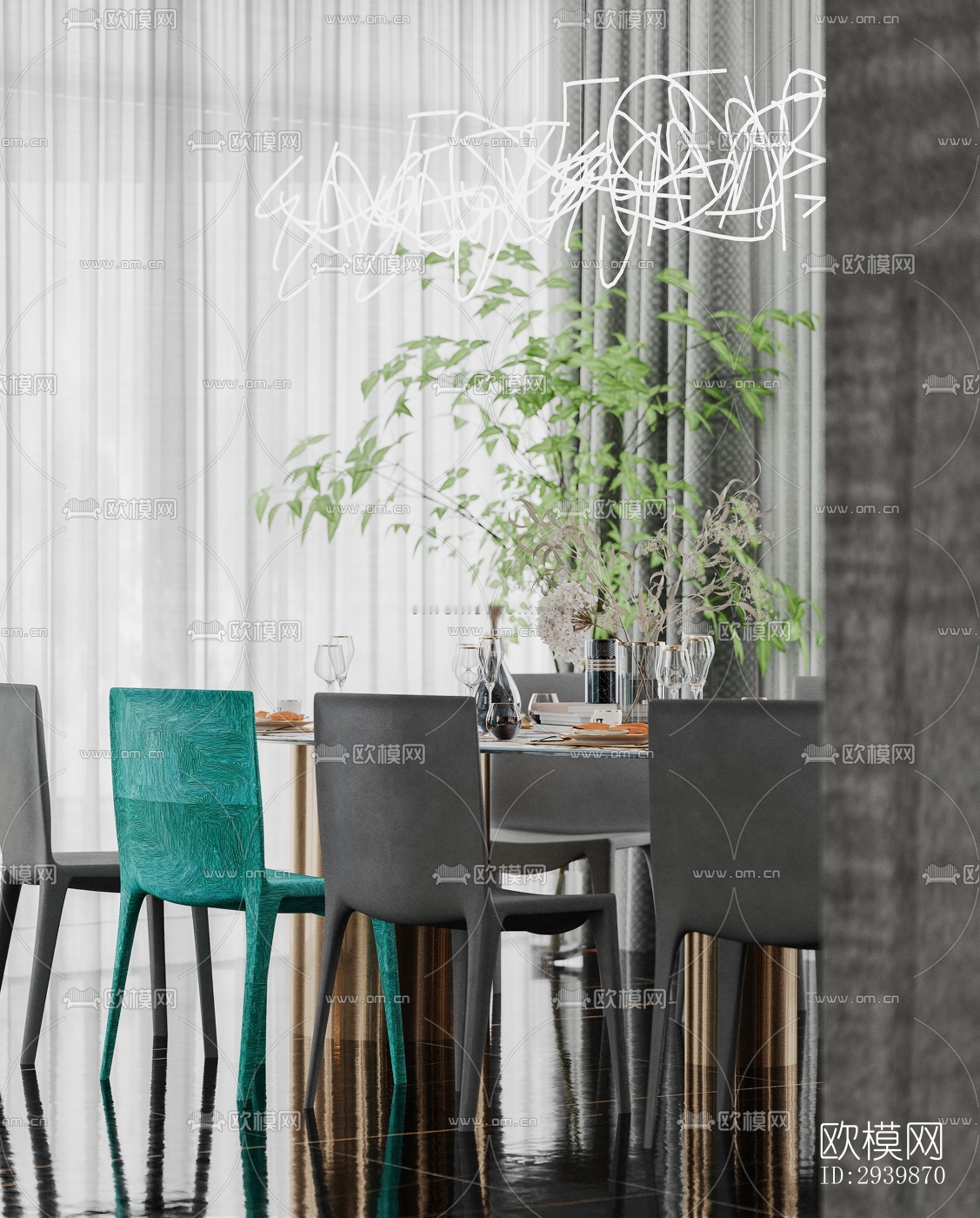 现代别墅效果图下载（渲染图19）