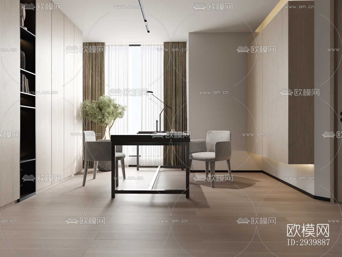 现代别墅效果图下载（渲染图1）