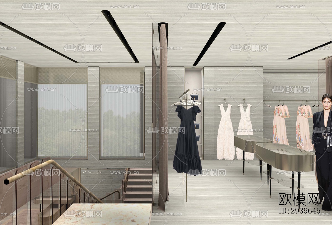 现代零售店铺效果图下载（渲染图2）