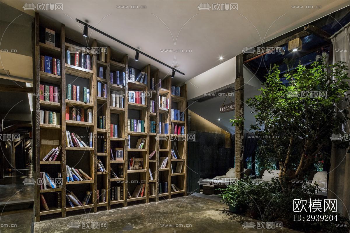 后现代酒店民宿效果图下载（渲染图4）