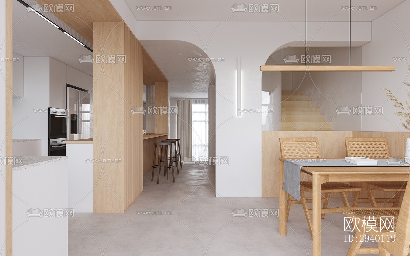 北欧平层效果图下载（渲染图8）