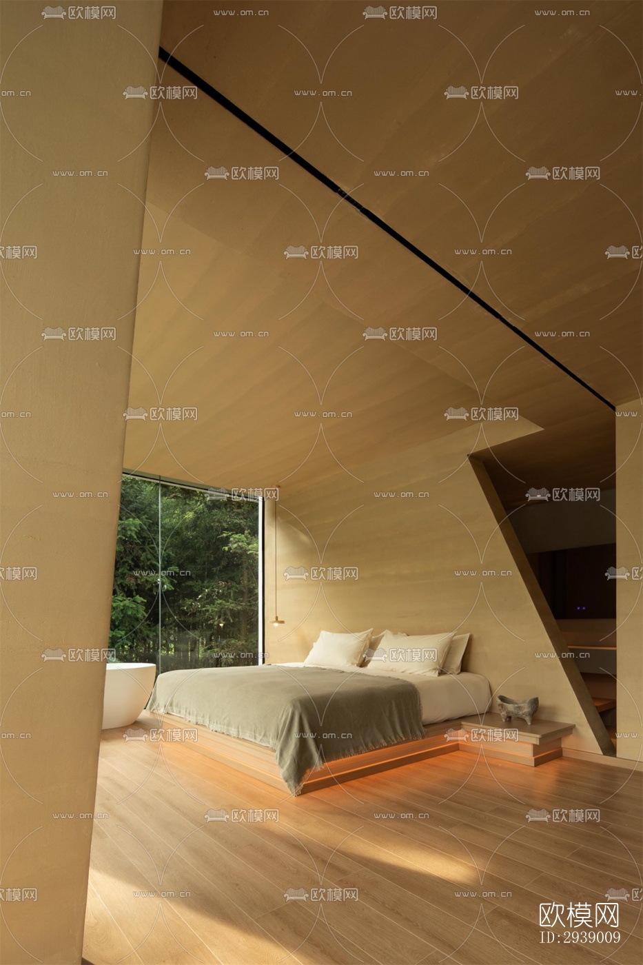 侘寂酒店民宿效果图下载（渲染图8）