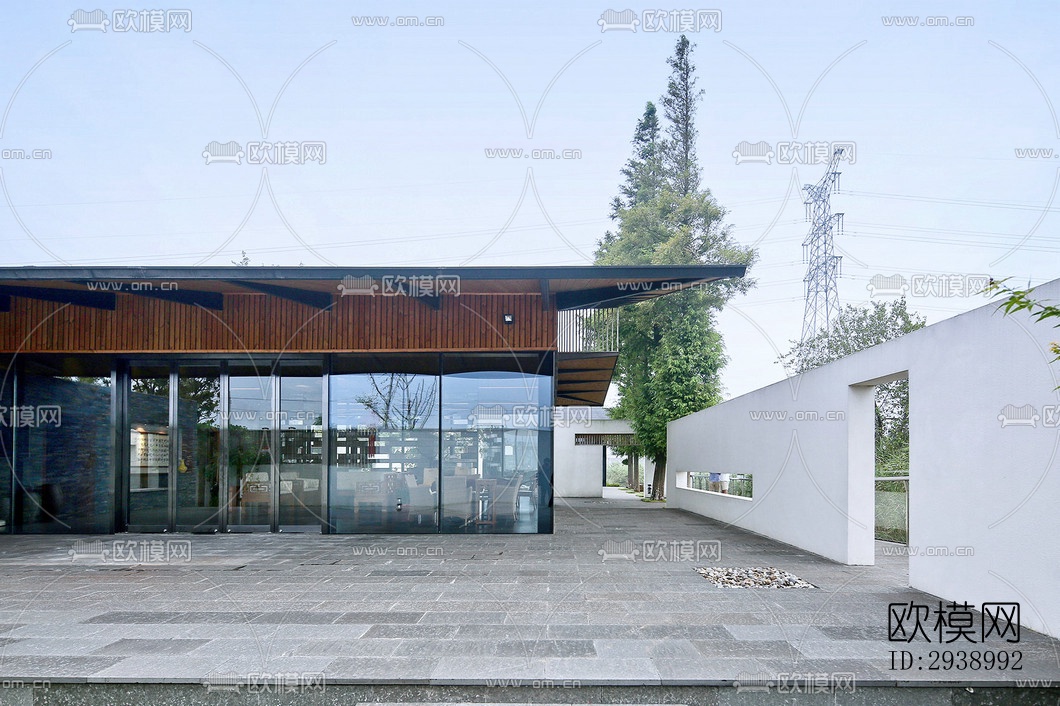 中式酒店民宿效果图下载（渲染图5）