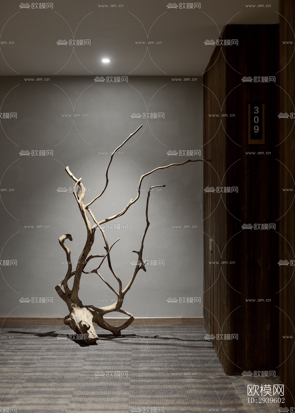 现代酒店民宿效果图下载（渲染图13）