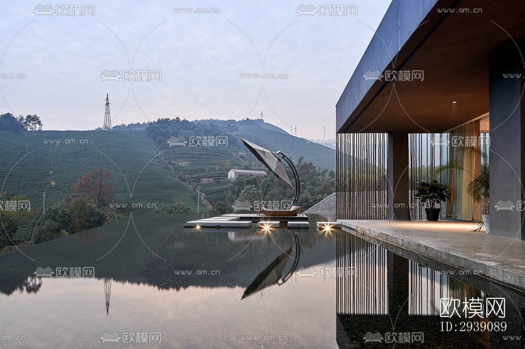 北欧酒店民宿效果图下载（渲染图6）