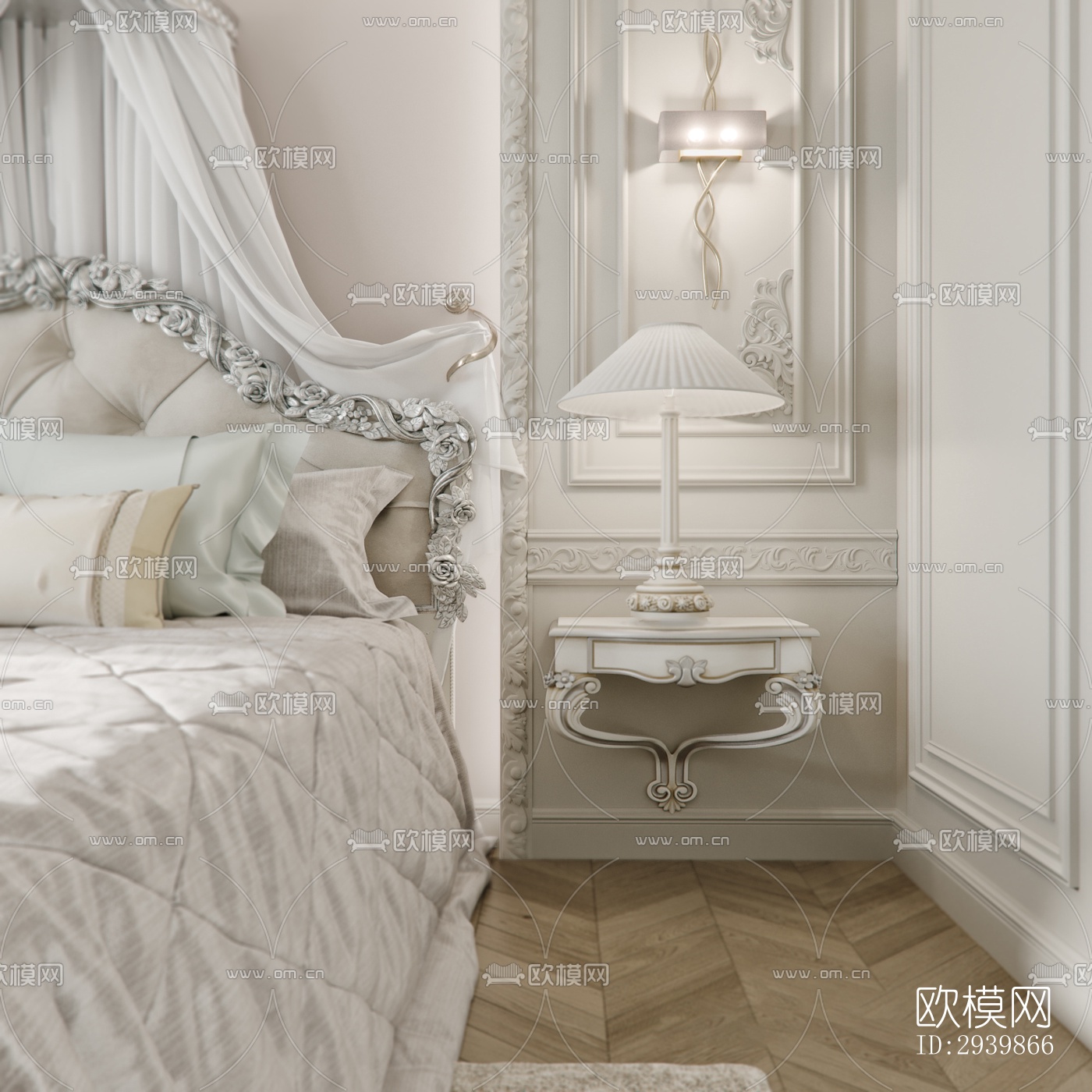 法式别墅效果图下载（渲染图10）