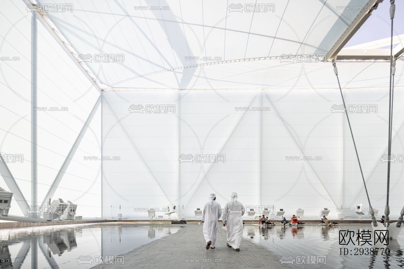 现代展览展厅效果图下载（渲染图15）