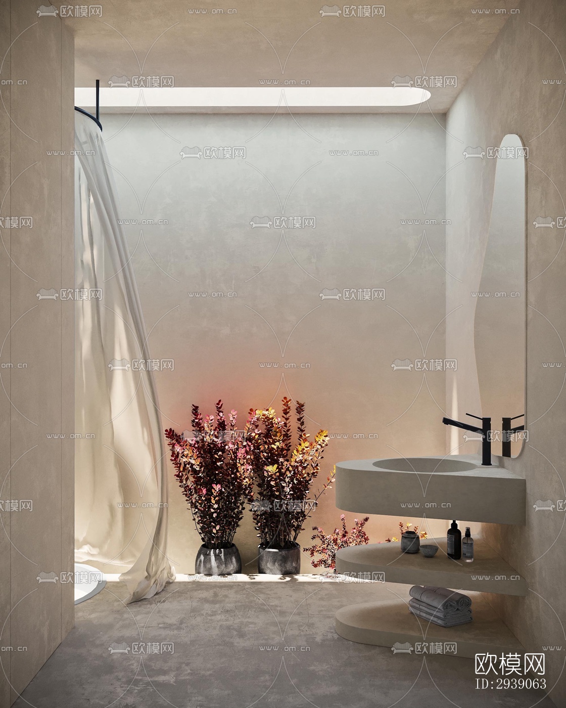 侘寂酒店民宿效果图下载（渲染图15）