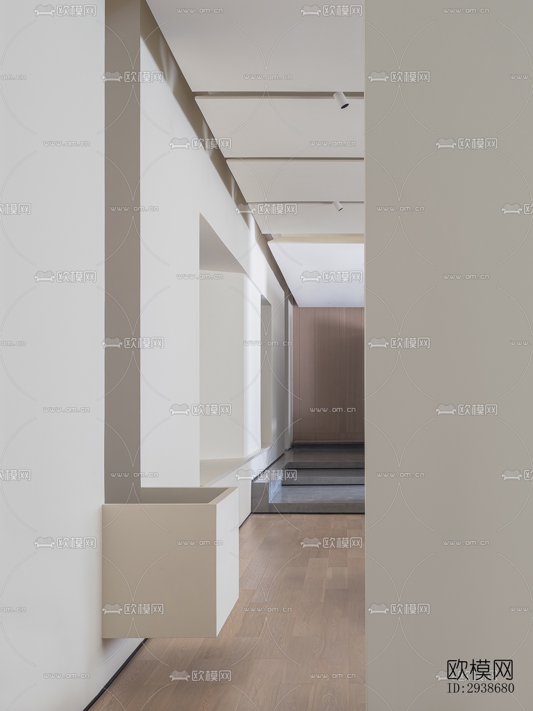 现代展览展厅效果图下载（渲染图5）