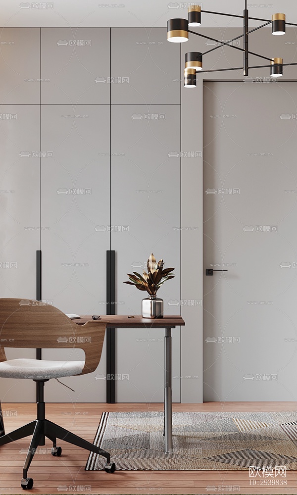 现代公寓效果图下载（渲染图17）