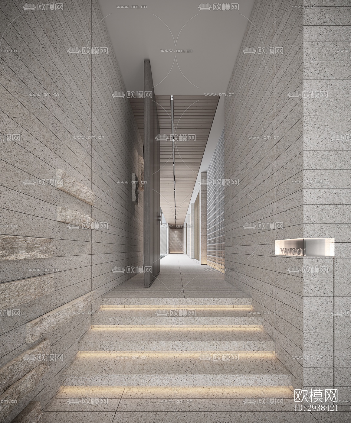 新中式售楼处效果图下载（渲染图11）