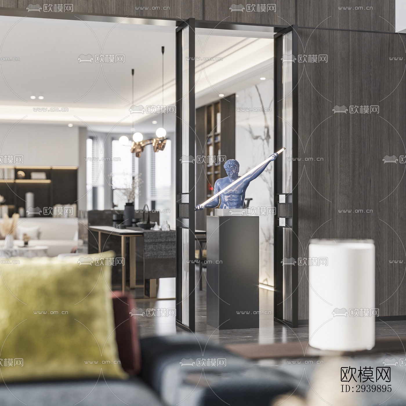 现代别墅效果图下载（渲染图5）