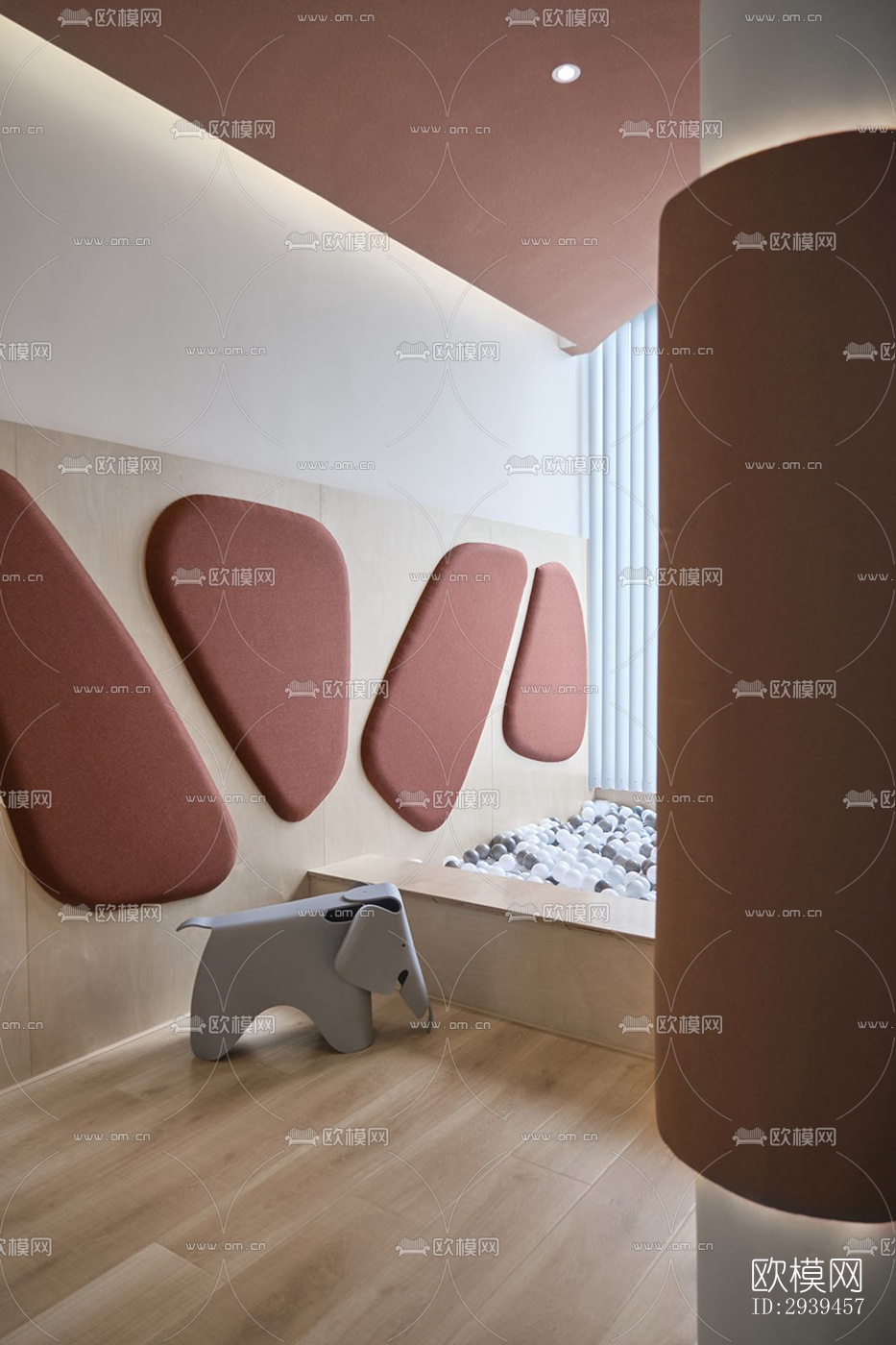 现代酒店民宿效果图下载（渲染图3）