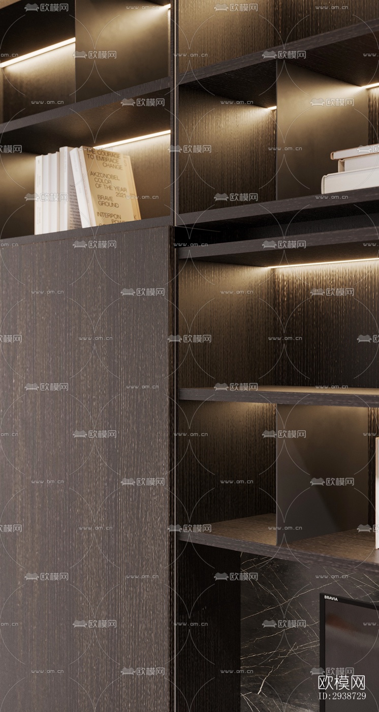 现代展览展厅效果图下载（渲染图8）