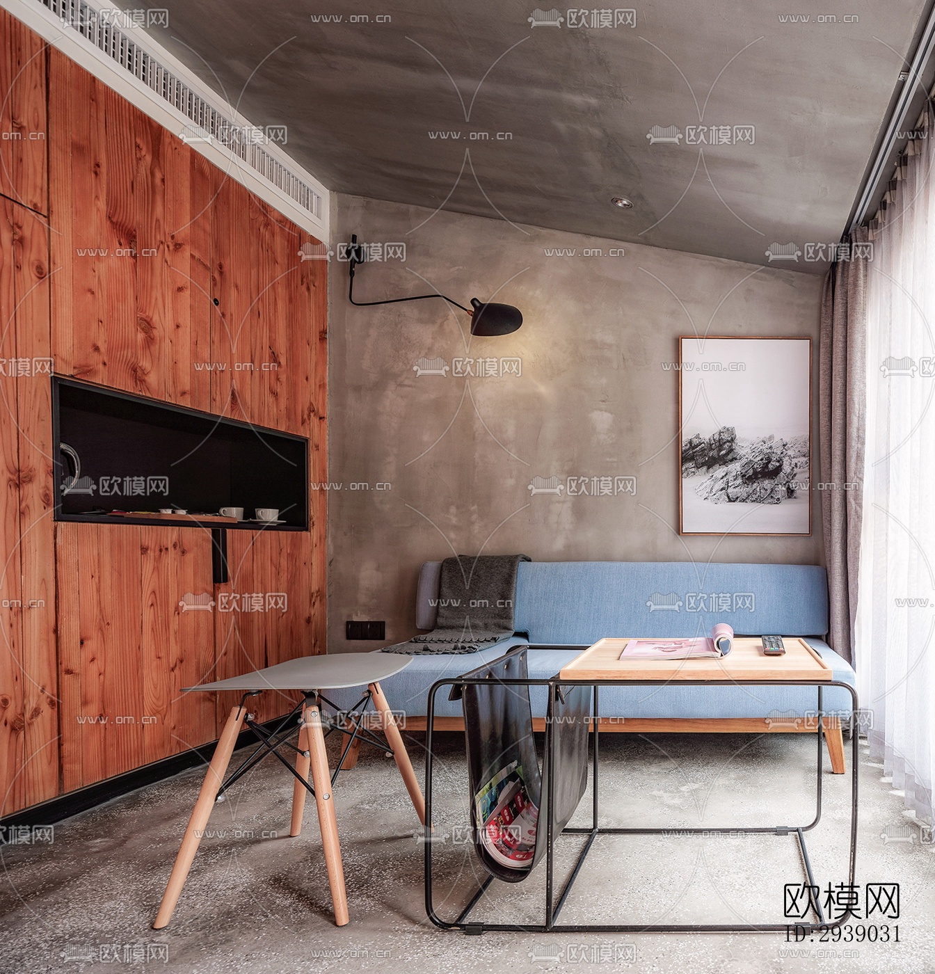 侘寂酒店民宿效果图下载（渲染图16）