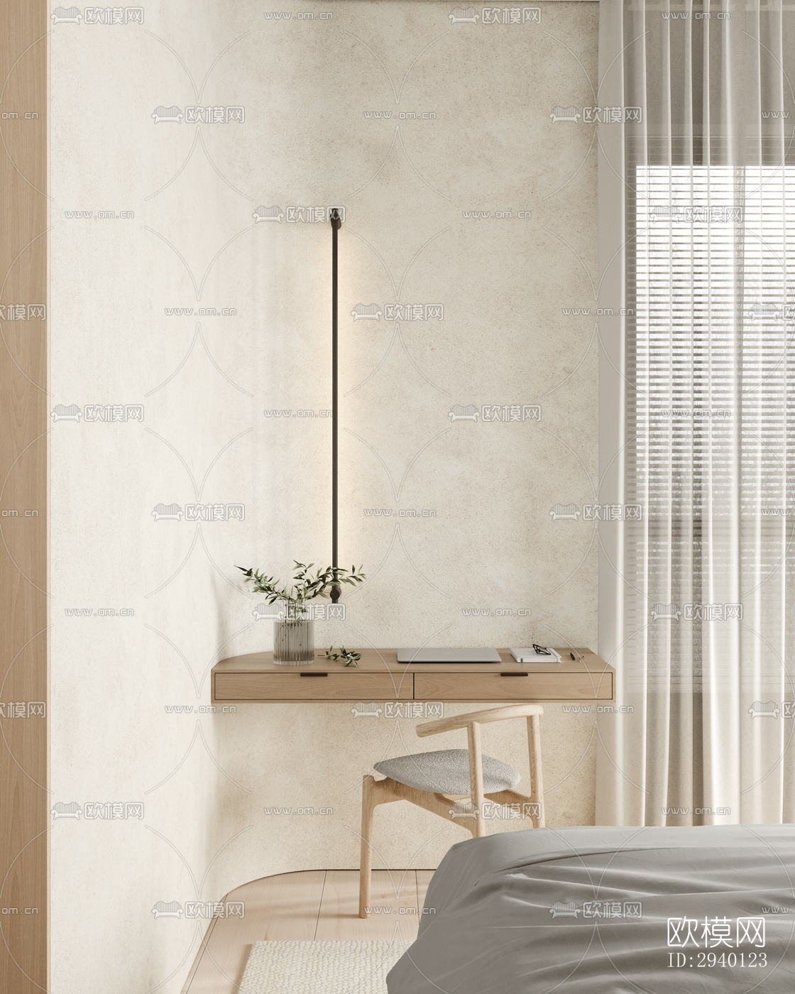 北欧平层效果图下载（渲染图9）