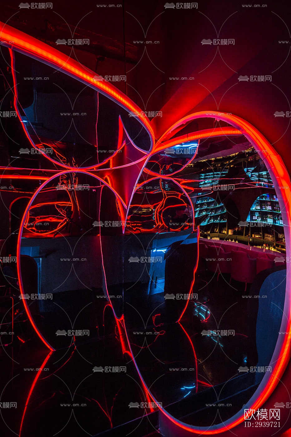 工业风酒吧效果图下载（渲染图1）