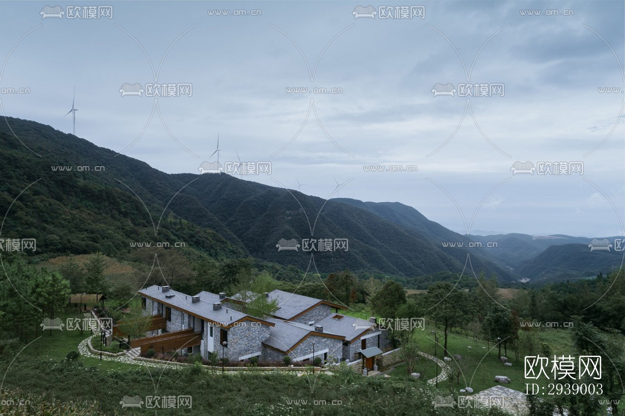 侘寂酒店民宿效果图下载（渲染图6）