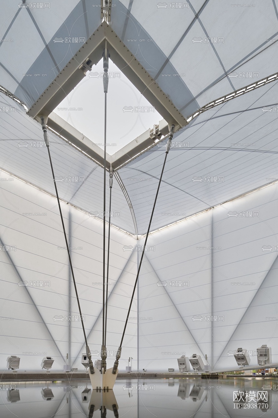 现代展览展厅效果图下载（渲染图5）