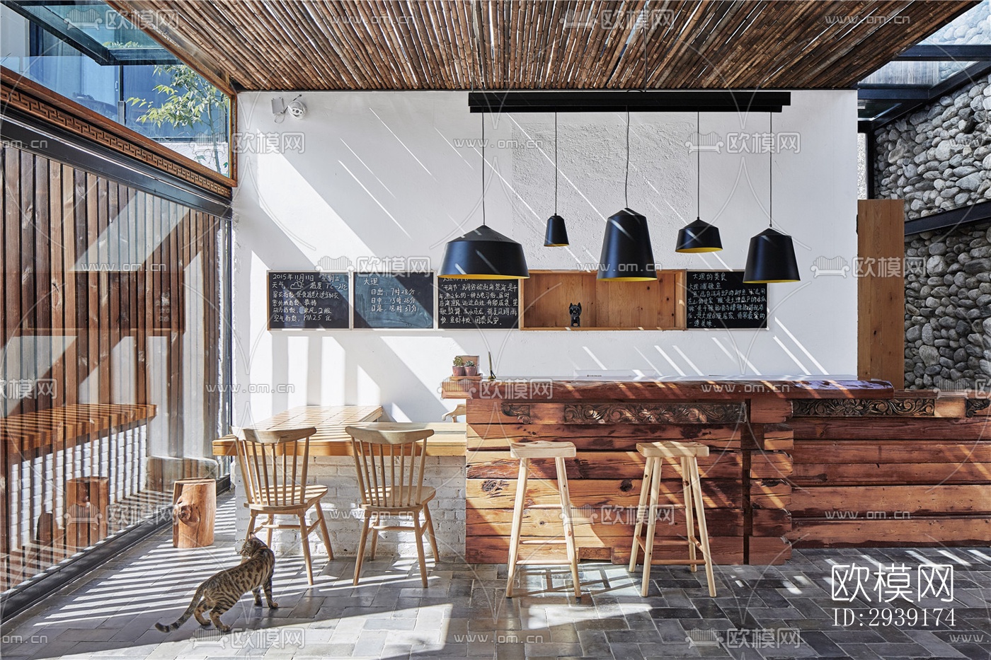 北欧酒店民宿效果图下载（渲染图10）