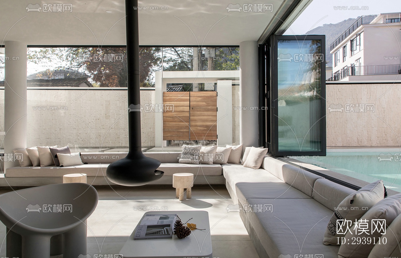 北欧酒店民宿效果图下载（渲染图7）