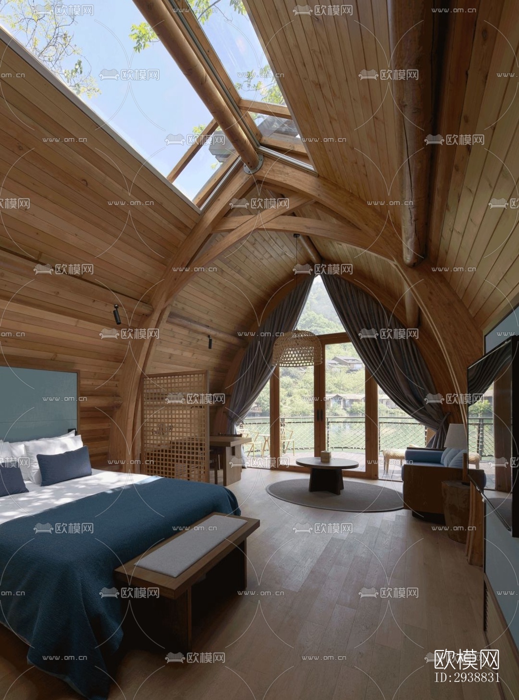 东南亚酒店民宿效果图下载（渲染图11）