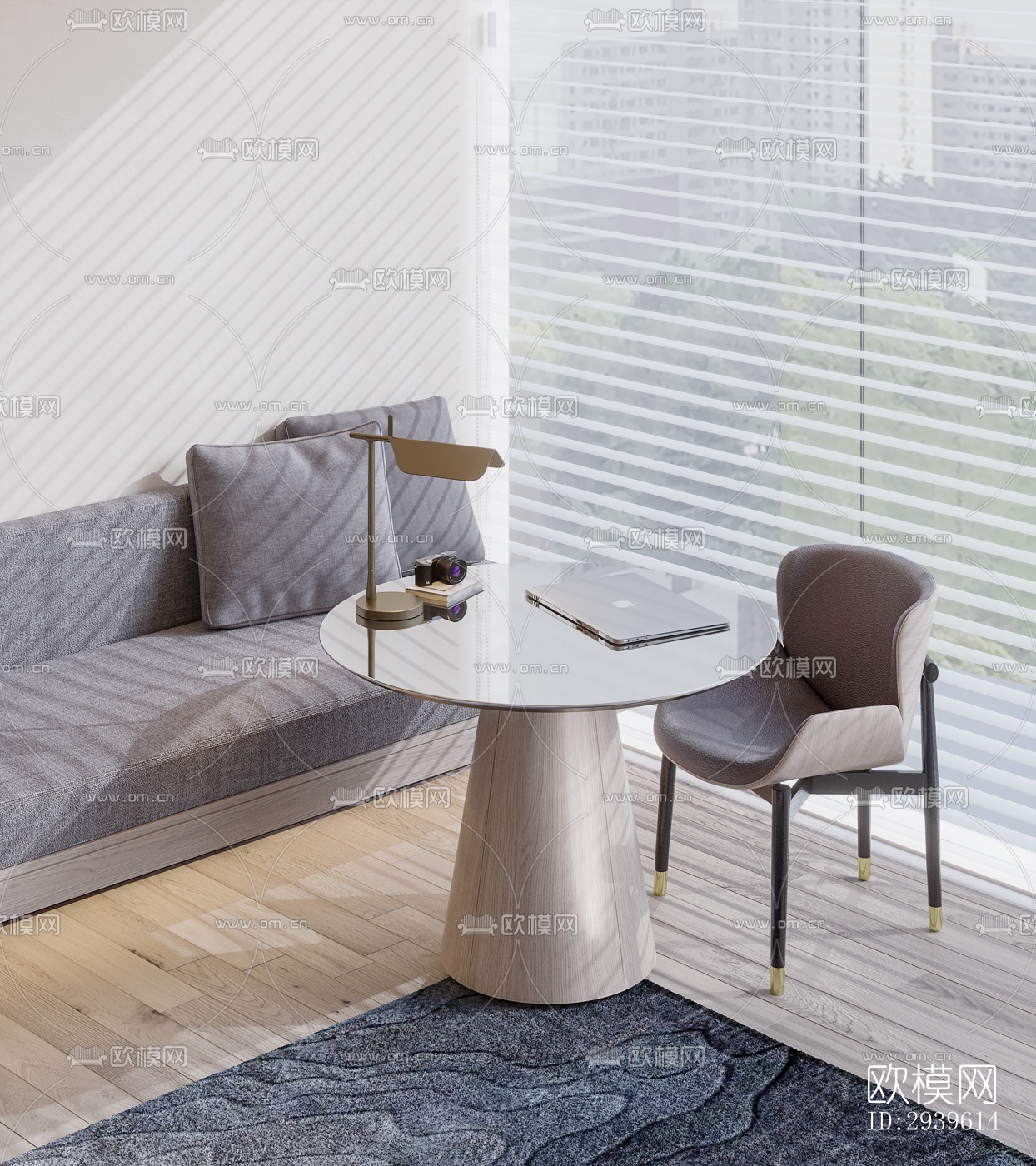 现代酒店民宿效果图下载（渲染图8）