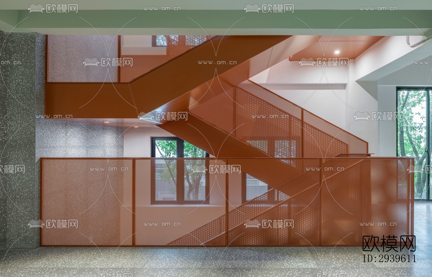 现代酒店民宿效果图下载（渲染图20）