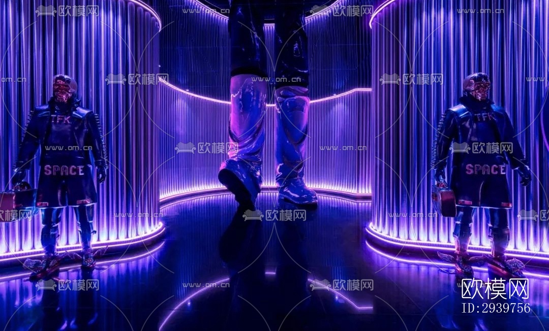 现代酒吧效果图下载（渲染图11）