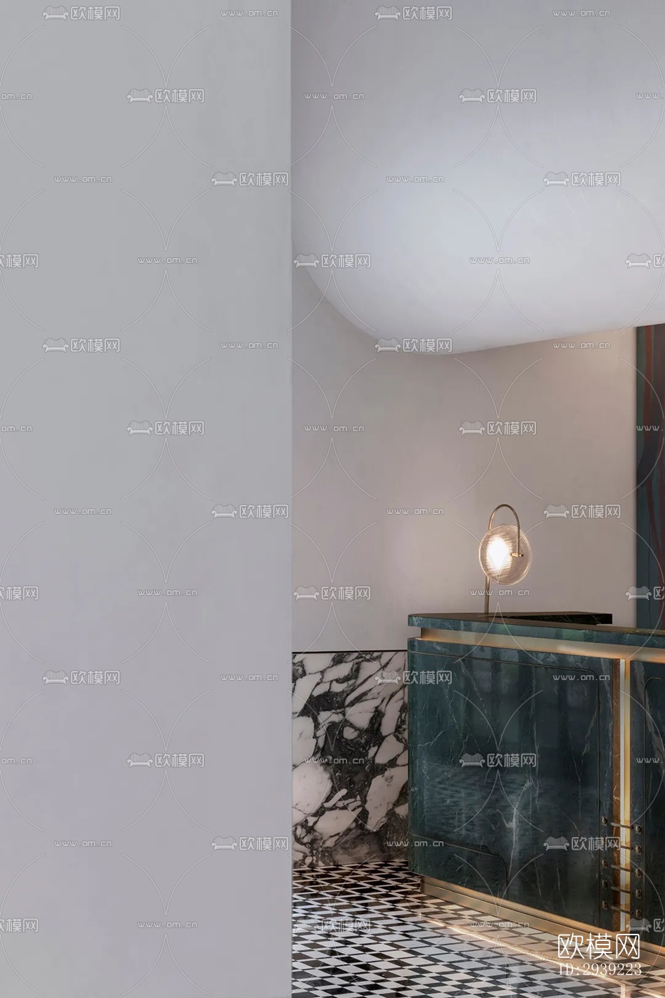 后现代酒店民宿效果图下载（渲染图4）