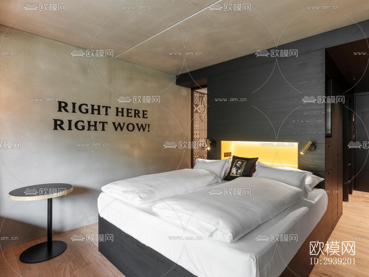 后现代酒店民宿效果图下载（渲染图6）