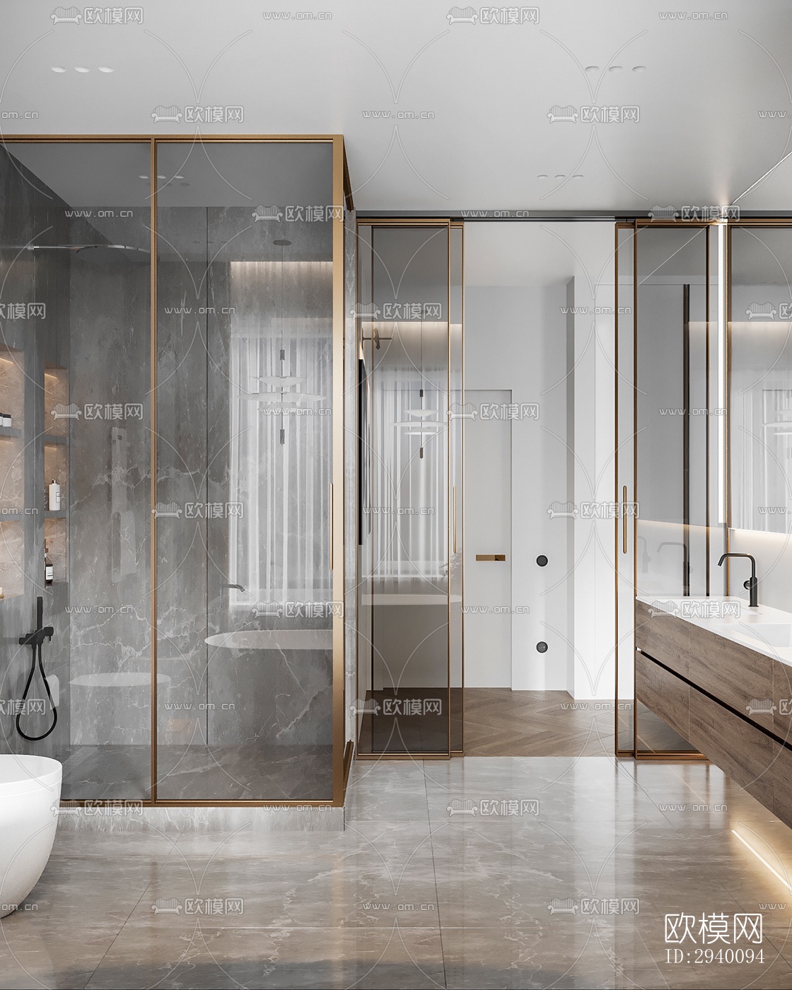 北欧平层效果图下载（渲染图3）