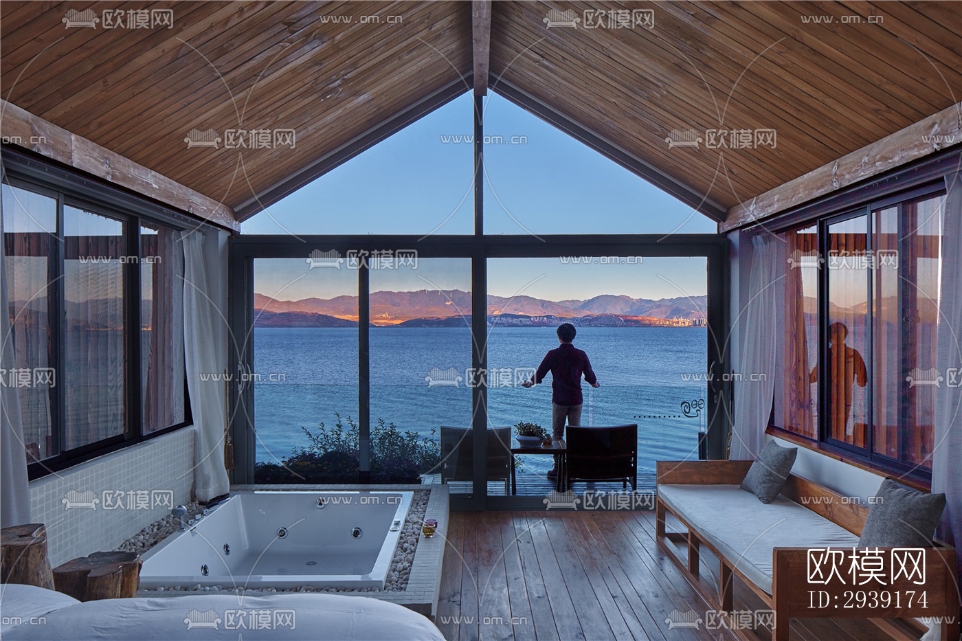 北欧酒店民宿效果图下载（渲染图15）